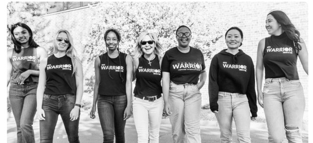 Global Warrior volunteer facilitators in NSR™ training shirts